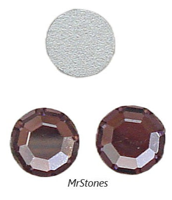 6.3-6.5mm (2000) (30ss) Light Amethyst Czech Round Flatback
