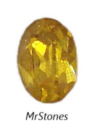 8x6mm (4120) Topaz Oval Shape Swarovski Art. 276 M/C 3pcs/$1.00