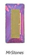 4x2mm (4500) Hyacinth AB Baguette Pointed Back