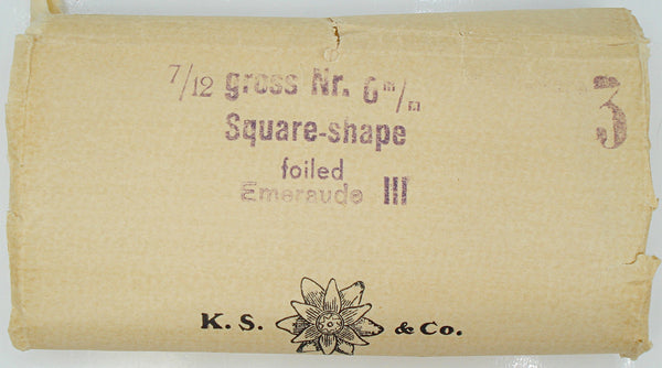 6mm (4400) Emerald III Square Shape K S Co. M/C