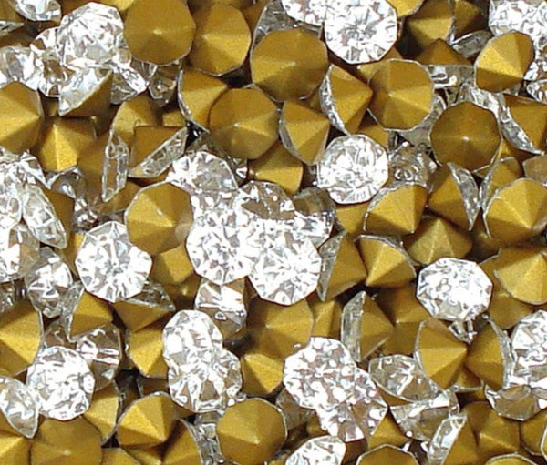 4.6-4.7mm (1100) (20ss) Crystal Demi-Fin Round Chaton France