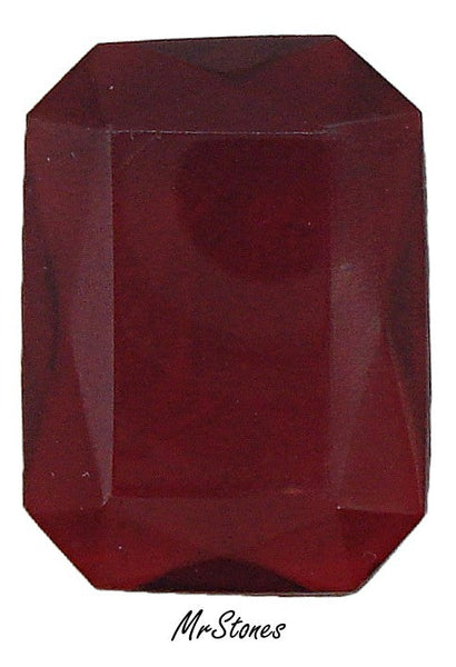 25x18mm (4626/2) TTC Siam Red Unfoiled Cushion Octagon