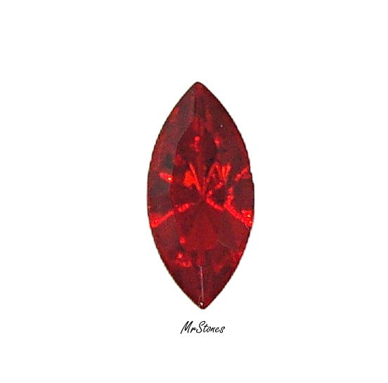 15x7mm (4200/2) TTC Light Siam Red Marquise Navette