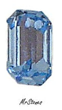 5x3.5mm (4600) Light Sapphire Blue Cushion Octagon Swar.