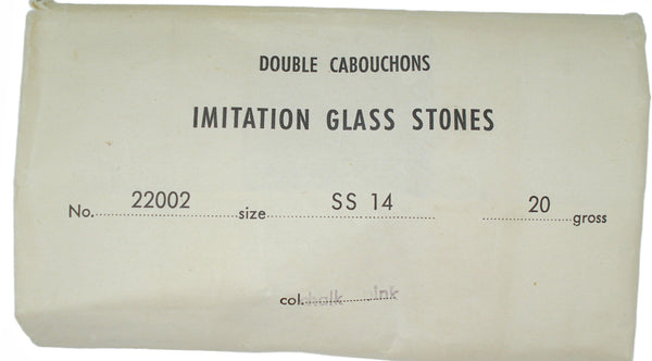 3.4mm (3190) (14ss) Opaque Pink Round Lentils West Germany 20 gross pkg/$9.95