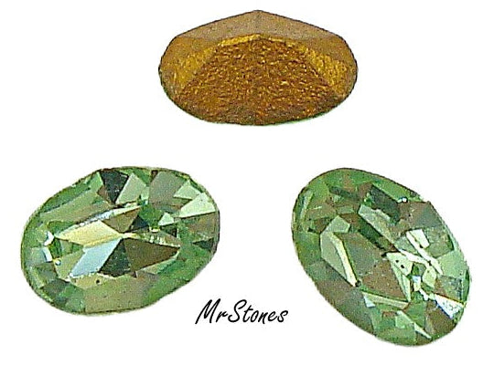 7x5mm (4100) Peridot Oval Shape Swarovski Art. 286 KS Co