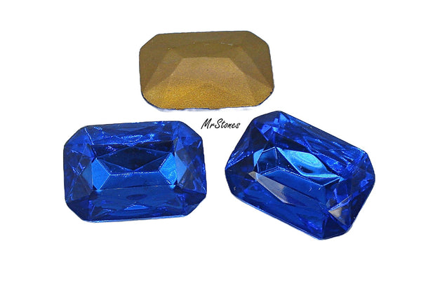 25x18mm (4626/2) TTC Cz Sapphire Blue Cushion Octagon