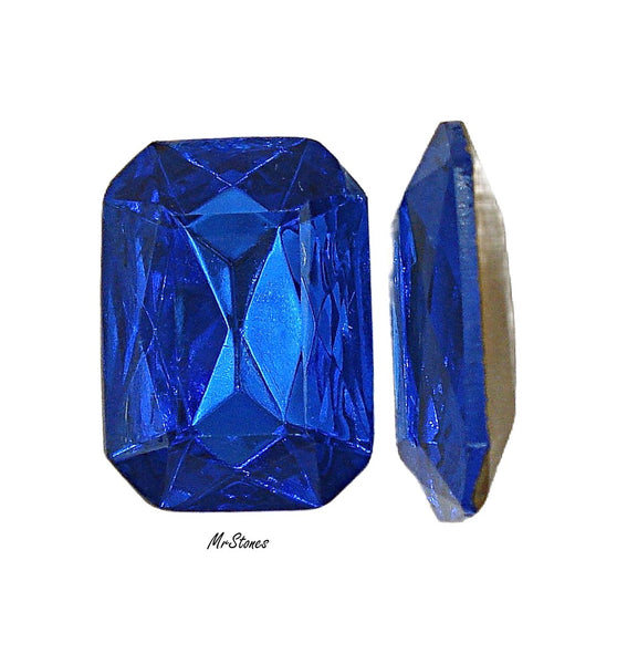25x18mm (4626/2) TTC Cz Sapphire Blue Cushion Octagon