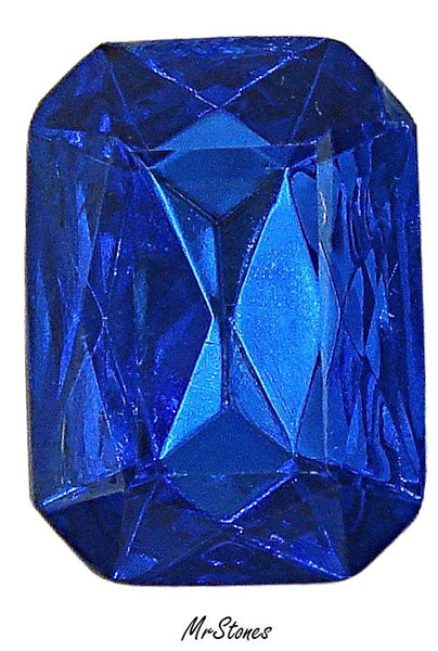 25x18mm (4626/2) TTC Cz Sapphire Blue Cushion Octagon