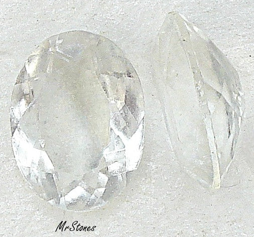 18x13mm (4130/2) TTC Crystal Clear Unfoiled Oval Shape