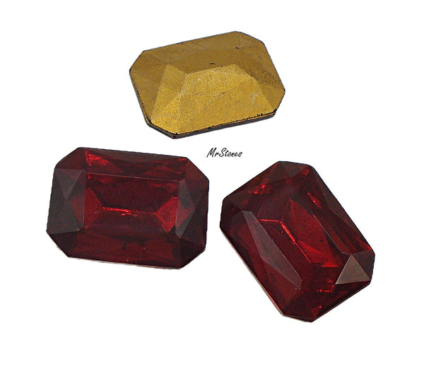 25x18mm (4626/2) TTC Siam Ruby Red Cz Cushion Octagon