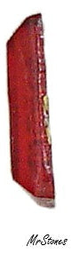 7x3mm (3932) Light Siam Cz Flatback Baguette