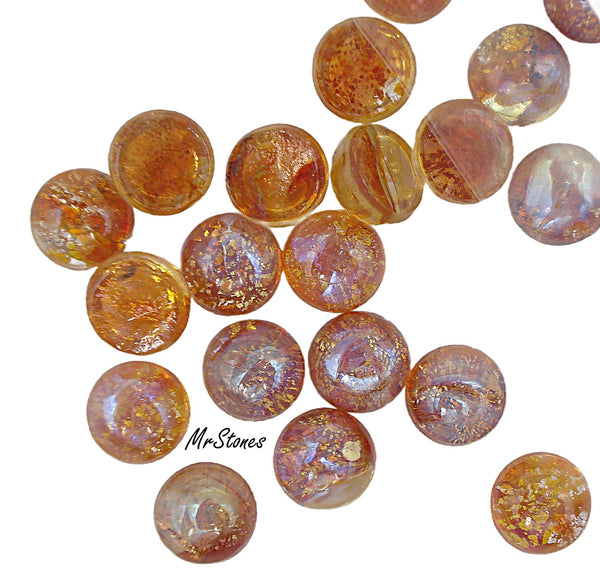 6mm (1684) Red Mirror Opal Round Cabochon