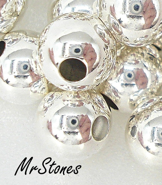 5mm Sterling Silver 925 Round Bead