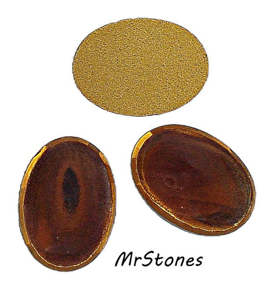 18x13mm (2135) Smoked Topaz Low Dome Oval Cabochon 1pc/$1.00 or 10pcs/$5.95