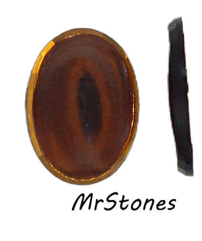 18x13mm (2135) Smoked Topaz Low Dome Oval Cabochon 1pc/$1.00 or 10pcs/$5.95