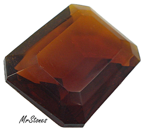 25x18mm (4610/2) Smoked Topaz Step Cut Unfoiled Cushion Octagon