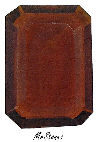 25x18mm (4610/2) Smoked Topaz Step Cut Unfoiled Cushion Octagon