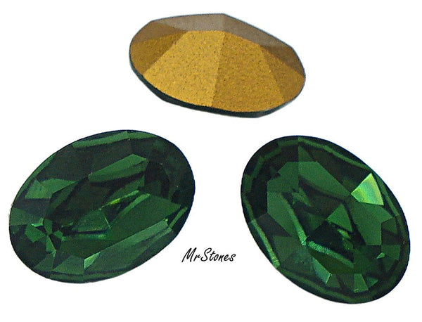 14x10mm (4100) Green Tourmaline Oval Shape M/C