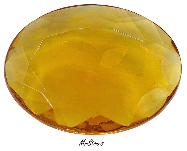 40x30mm (4130/2) Madeira Topaz Unfoiled Oval Shape