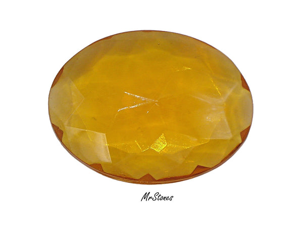 40x30mm (4130/2) Madeira Topaz Unfoiled Oval Shape