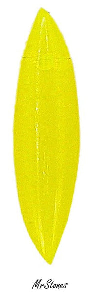 24x6mm (3146) Bright Yellow Moonstone Marquise Navette Buff Top Doublet