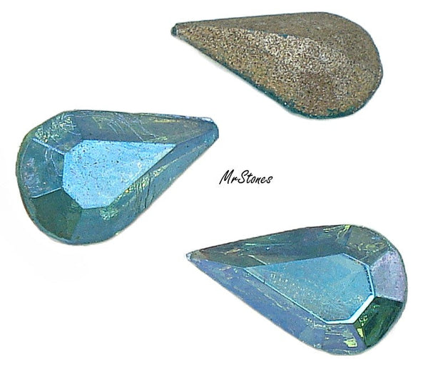 10x6mm (4300/2) TTC Aqua AB Pear Shape