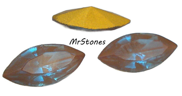 15x7mm (4200/2) Sappharine Saphiret Marquise Navette West Germany 5 Quantity Options