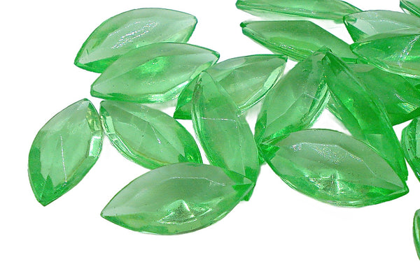 15x7mm (4200/2) TTC Peridot Green Navette Marquise Unfoiled