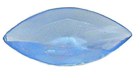 15x7mm (4200/2) TTC Light Sapphire Blue Navette Marquise Navette Unfoiled