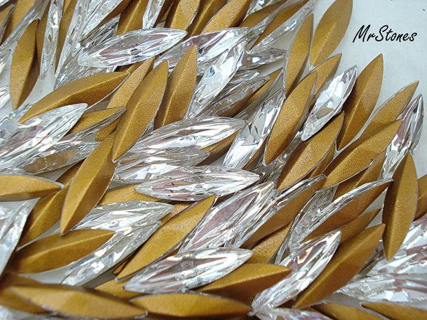 15x4mm (4200/2) TTC Swarovski Crystal Marquise Navette