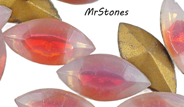 15x7mm (4200/2) Red Sabrina Marquise Navette Shape TTC