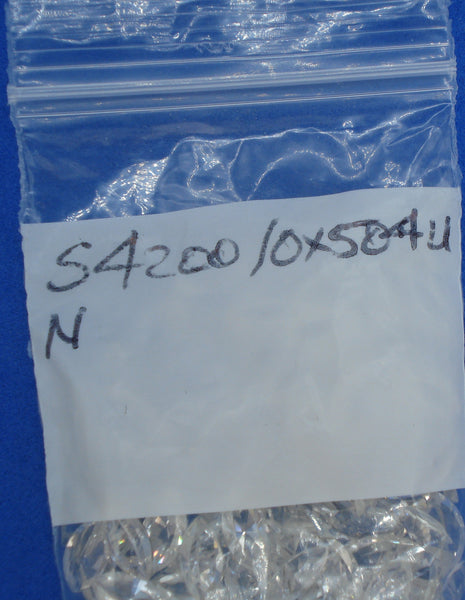 10x5mm (4200) Crystal Clear Unfoiled M/C Marquise Navette