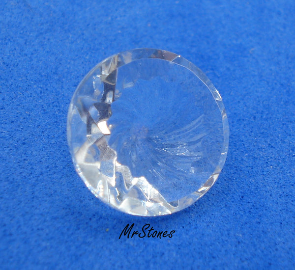 11.2mm (1213) (48ss) Crystal Unfoiled Fancy Inverted-Indented Scalloped Round