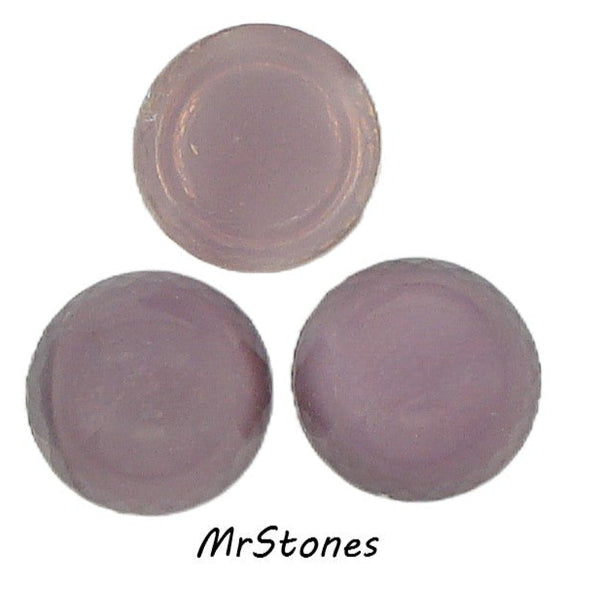 13mm (2194) Amethyst Purple Moonstone Round Cabochon