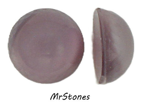 13mm (2194) Amethyst Purple Moonstone Round Cabochon