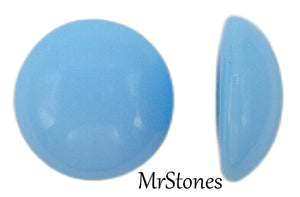 18mm (2194) Lighter Turquoise Blue Round Cabochon