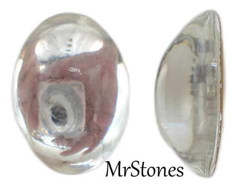 18x13mm (2195) Crystal Oval Cabochon