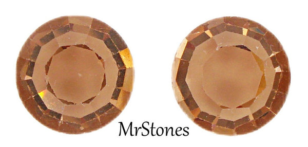10.7mm (1112) (47ss) Colorado Topaz Channel Cut Same on Both Side Round