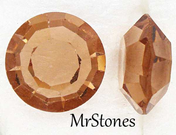 10.7mm (1112) (47ss) Colorado Topaz Channel Cut Same on Both Side Round