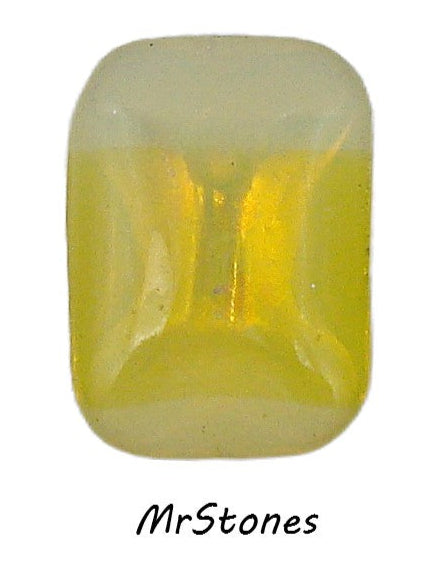 18x13mm (3436) Yellow Sabrina Cushion Octagon Buff Top Doublet