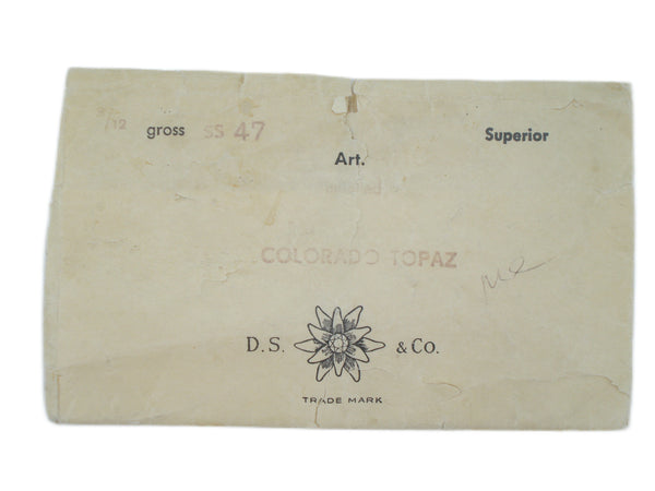 10.7mm (1112) (47ss) Colorado Topaz Channel Cut Same on Both Side Round