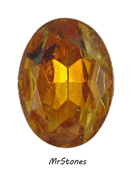 18x13mm (4130/2) TTC Bi Color Topaz Jonquil Oval Shape Two Toned