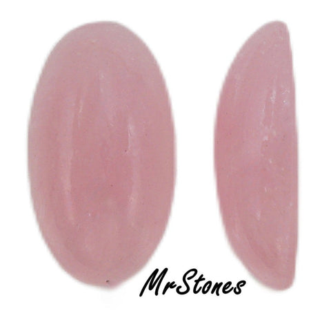 20x12mm (2195) Pink Rose Quartz Oval Cabochon