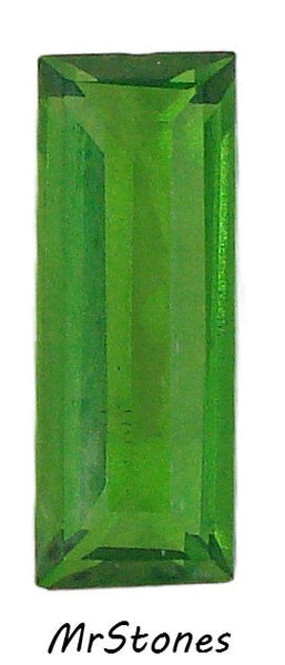 11x8mm (4500/2) Green Tourmaline Unfoiled Baguette Shape