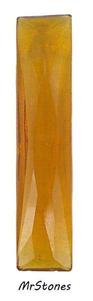 40x8mm (4530/2) Topaz Unfoiled Fancy Cut Baguette Shape Diamond Shape Table Top