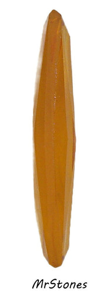 40x8mm (4530/2) Topaz Unfoiled Fancy Cut Baguette Shape Diamond Shape Table Top