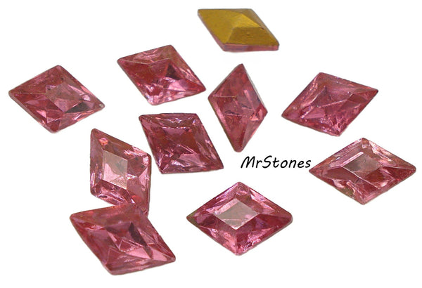 8x5.5mm (4710) Rose Pink Diamond Shape M/C West Germany