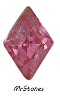 8x5.5mm (4710) Rose Pink Diamond Shape M/C West Germany