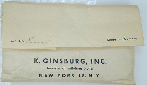 8x5.5mm (4710) Rose Pink Diamond Shape M/C West Germany